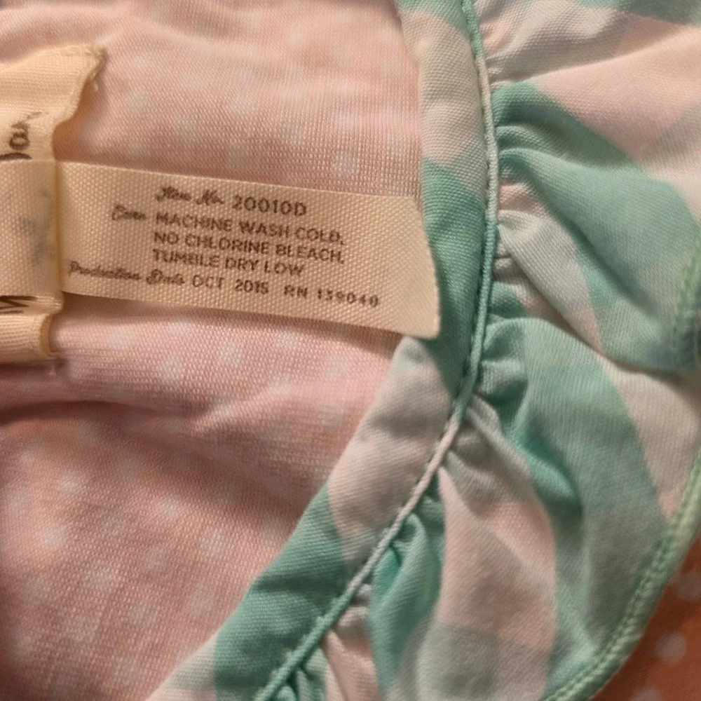 Matilda Jane Girls Mixed Print Butterfly Floral Dress Peach Mint Size 8 20010D